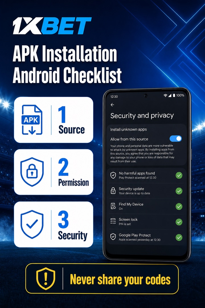 Menu izin instalasi aplikasi tidak dikenal di Android